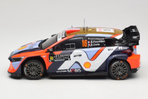 Hyundai i20 N WRC #16 A. Fourmaux / A. Coria Rally Monte Carlo 2025 IXO 1:18 18RMC230A Metalas - nuotrauka 3 iš 6