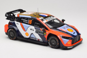 Hyundai i20 N WRC #16 A. Fourmaux / A. Coria Rally Monte Carlo 2025 IXO 1:18 18RMC230A Metalas - nuotrauka 4 iš 6