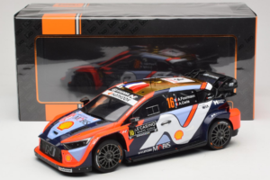 Hyundai i20 N WRC #16 A. Fourmaux / A. Coria Rally Monte Carlo 2025 IXO 1:18 18RMC230A Metalas - nuotrauka 6 iš 6