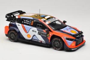 Hyundai i20 N WRC #16 A. Fourmaux / A. Coria Rally Monte Carlo Night Version 2025 IXO 1:18 18RMC230B Metalas - nuotrauka 4 iš 6