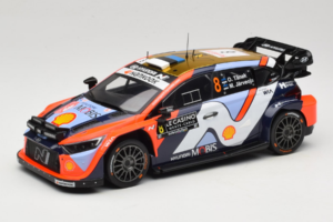 Hyundai i20 N WRC #16 A. Fourmaux / A. Coria Rally Monte Carlo Night Version 2025 IXO 1:18 18RMC230B Metalas
