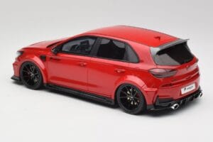 Hyundai i30 N PD Prior Design Engine Raudonas Otto 1:18 OT1112 Derva - nuotrauka 5 iš 6