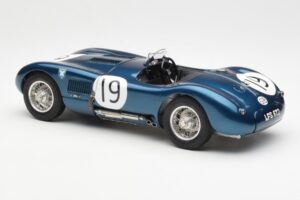 Jaguar C-Type #19 J. Stewart Ecurie Ecosse Goodwood Members Meeting 1954 CMC 1:18 M-192 Metalas - nuotrauka 5 iš 6
