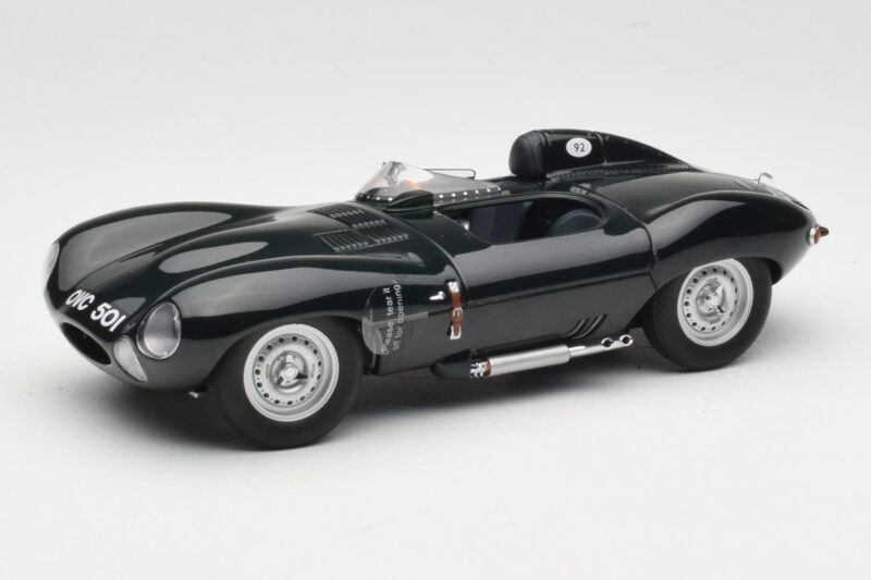 Jaguar D-Type Short Nose Žalias AUTOart 1:18 73561 Metalas