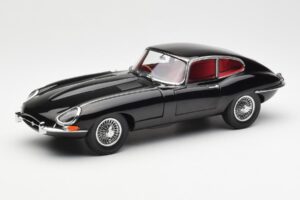 Jaguar E-Type 3.8 Series 1 Juodas Kyosho 1:18 08954BK Metalas