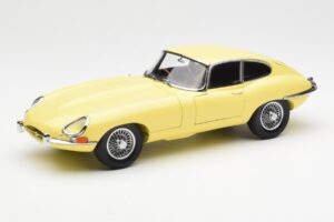Jaguar E-Type 3.8 Series 1 Šviesiai Geltonas Kyosho 1:18 08954LY Metalas
