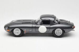 Jaguar E-Type Series 1 Coupe Lightweight Tamsiai Pilkas AUTOart 1:18 73647 Metalas - nuotrauka 4 iš 8