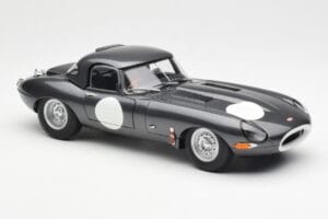 Jaguar E-Type Series 1 Coupe Lightweight Tamsiai Pilkas AUTOart 1:18 73647 Metalas - nuotrauka 6 iš 8