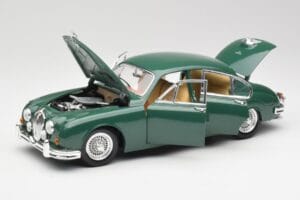 Jaguar Mk II British Racing Žalias Maisto 1:18 50287 Metalas - nuotrauka 2 iš 8