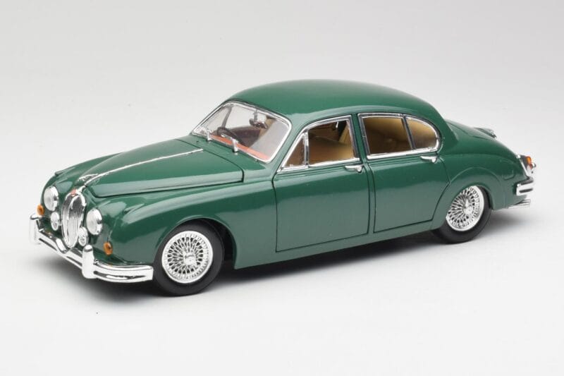 Jaguar Mk II British Racing Žalias Maisto 1:18 50287 Metalas