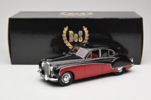 Jaguar Mk VIII Juodas & Tamsiai Raudonas BoS Models 1:18 BOS408 Derva - nuotrauka 6 iš 6