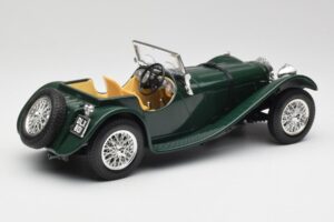 Jaguar SS 100 Roadster Žalias Bburago 1:18 3006 Metalas - nuotrauka 3 iš 8