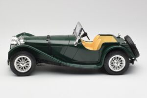 Jaguar SS 100 Roadster Žalias Bburago 1:18 3006 Metalas - nuotrauka 4 iš 8