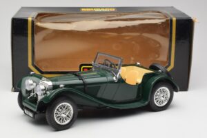 Jaguar SS 100 Roadster Žalias Bburago 1:18 3006 Metalas - nuotrauka 8 iš 8