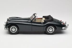 Jaguar XK140 Drophead Coupe Juodas Sun Star 1:18 2802 Metalas - nuotrauka 4 iš 8
