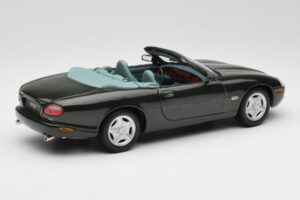 Jaguar XK8 X100 Kabrioletas British Racing Žalias Maisto 1:18 50285 Metalas - nuotrauka 3 iš 8