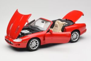 Jaguar XKR X100 Raudonas Maisto 1:18 50330 Metalas - nuotrauka 2 iš 8