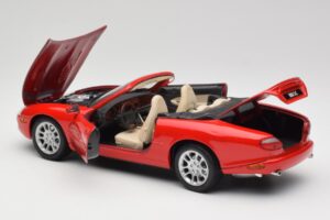 Jaguar XKR X100 Raudonas Maisto 1:18 50330 Metalas - nuotrauka 5 iš 8