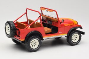 Jeep CJ-7 Renegade Raudonas MCG 1:18 MCG18110 Metalas - nuotrauka 2 iš 6