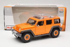 Jeep Rescue Concept Oranžinis Maisto 1:18 36699 Metalas - nuotrauka 8 iš 8