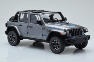 Jeep Wrangler 4xe Sidabrinis GT Spirit 1:18 GT419 Derva - nuotrauka 4 iš 6
