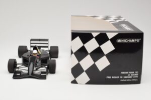 Jordan Ford 191 #32 B. Gachot Paul Ricard Test 15 January 1991 Minichamps 1:18 110910199 Metalas - nuotrauka 6 iš 6