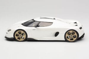 Koenigsegg CC850 Crystal White GT Spirit 1:18 GT903 Derva - nuotrauka 3 iš 6