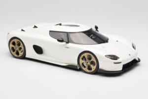 Koenigsegg CC850 Crystal White GT Spirit 1:18 GT903 Derva - nuotrauka 4 iš 6