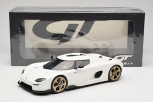 Koenigsegg CC850 Crystal White GT Spirit 1:18 GT903 Derva - nuotrauka 6 iš 6