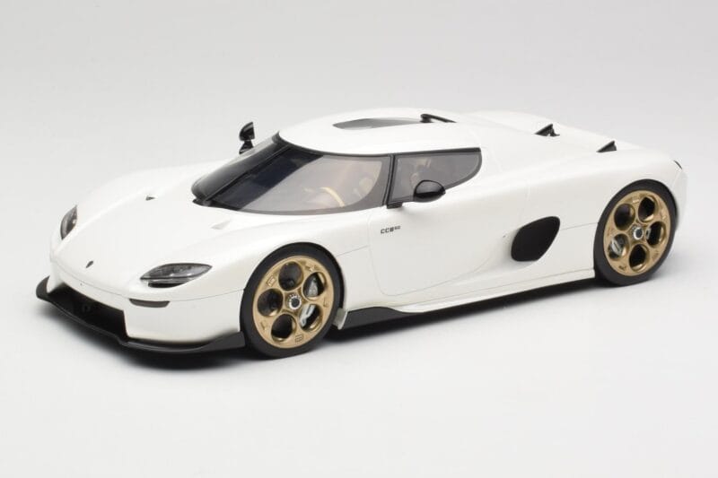 Koenigsegg CC850 Crystal White GT Spirit 1:18 GT903 Derva