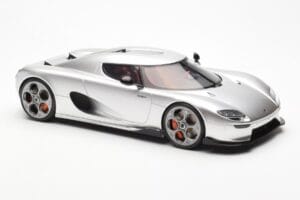 Koenigsegg CC850 Moon Silver GT Spirit 1:18 GT452 Derva - nuotrauka 4 iš 6
