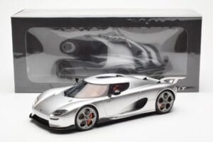 Koenigsegg CC850 Moon Silver GT Spirit 1:18 GT452 Derva - nuotrauka 6 iš 6