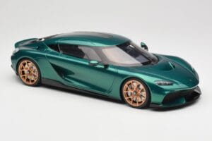 Koenigsegg Gemera Racing Green GT Spirit 1:18 GT888 Derva - nuotrauka 4 iš 5