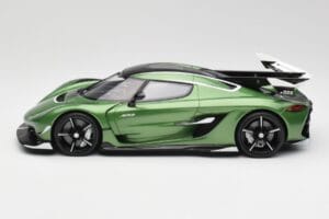 Koenigsegg Jesko Attack Žalias GT Spirit 1:18 GT927 Derva - nuotrauka 3 iš 6