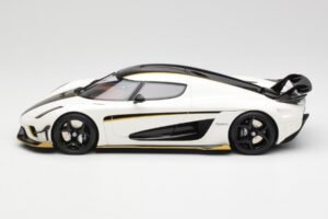 Koenigsegg Regera Crystal Baltas GT Spirit 1:18 GT913 Derva - nuotrauka 3 iš 6