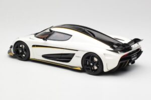 Koenigsegg Regera Crystal Baltas GT Spirit 1:18 GT913 Derva - nuotrauka 5 iš 6