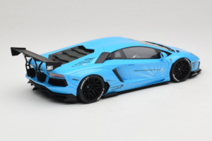 Lamborghini Aventador Liberty Walk Mėlynas GT Spirit 1:18 GT073 Derva - nuotrauka 2 iš 6