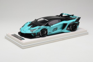 Lamborghini Aventador Liberty Walk LB-Silhouette WORKS GT Evo Mėtų Žalias IVY 1:18 REMC001 Derva - nuotrauka 2 iš 7