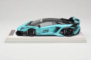Lamborghini Aventador Liberty Walk LB-Silhouette WORKS GT Evo Mėtų Žalias IVY 1:18 REMC001 Derva