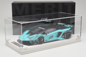 Lamborghini Aventador Liberty Walk LB-Silhouette WORKS GT Evo Mėtų Žalias IVY 1:18 REMC001 Derva - nuotrauka 7 iš 7