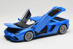 Lamborghini Aventador S LP740-4 Blue Nila AUTOart 1:18 79134 Metalas - nuotrauka 2 iš 8