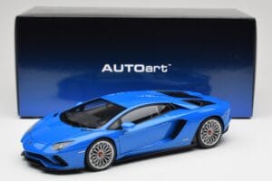 Lamborghini Aventador S LP740-4 Blue Nila AUTOart 1:18 79134 Metalas - nuotrauka 8 iš 8