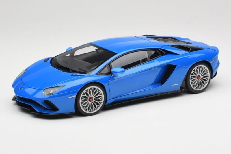 Lamborghini Aventador S LP740-4 Blue Nila AUTOart 1:18 79134 Metalas