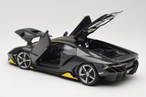Lamborghini Centenario Pilkas Maisto 1:18 31386-M1 Metalas - nuotrauka 5 iš 8