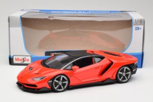 Lamborghini Centenario Raudonas Maisto 1:18 31386 Metalas - nuotrauka 8 iš 8