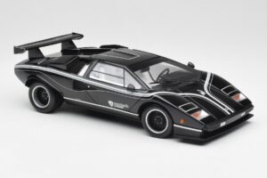 Lamborghini Countach LP500S Juodas Kyosho 1:18 08326K Metalas - nuotrauka 6 iš 8