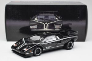 Lamborghini Countach LP500S Juodas Kyosho 1:18 08326K Metalas - nuotrauka 8 iš 8