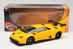 Lamborghini Diablo GTR Geltonas Hot Wheels 1:18 53885 Metalas - nuotrauka 8 iš 8