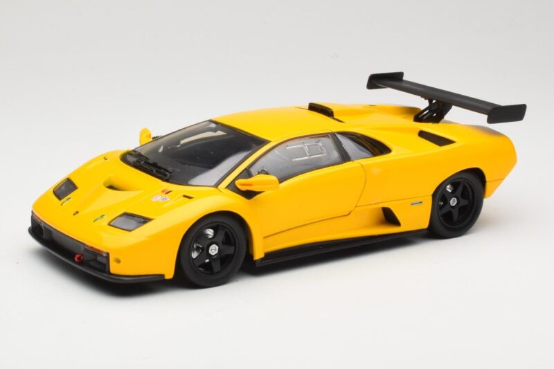 Lamborghini Diablo GTR Geltonas Hot Wheels 1:18 53885 Metalas