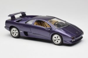 Lamborghini Diablo Violetinis Maisto 1:18 3028 Metalas - nuotrauka 6 iš 8